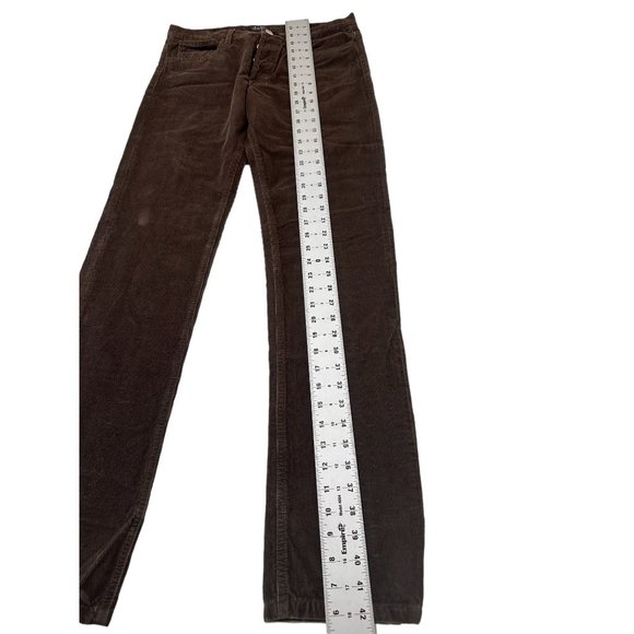 APC Corduroy Pants Mens 30 Brown Petit Standard Button Fly Straight Slim Fit - Picture 11 of 16